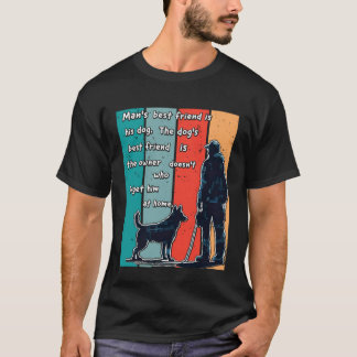 T-shirt Meilleur ami chien, chat ou animal de compagnie vi