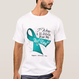 T-shirt Meilleur ami - conscience turquoise de ruban