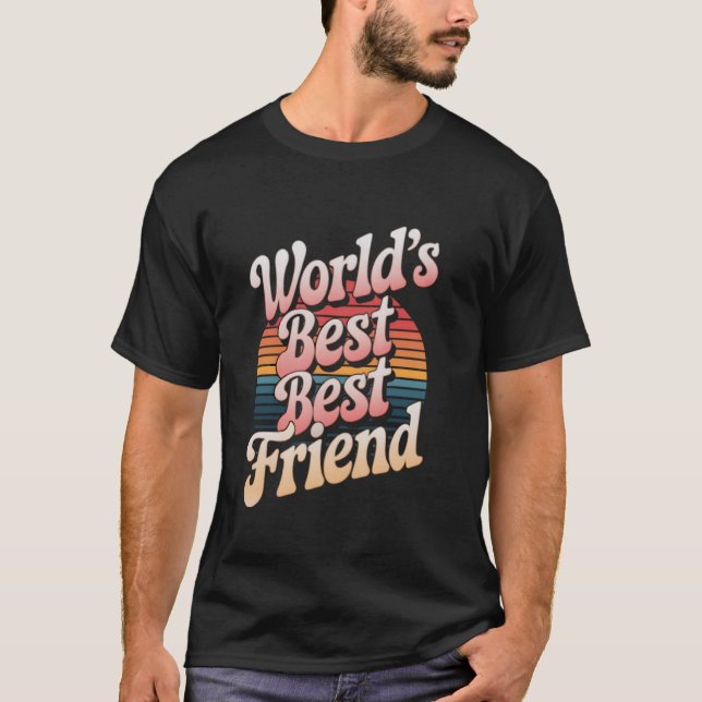 T-shirt Meilleur ami du monde (Devant)