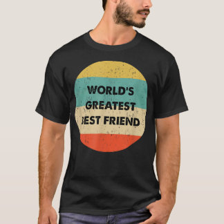 T-shirt Meilleur Ami du monde