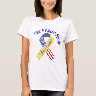 T-shirt Meilleur Ami - Je Porte Un Ruban Patriotique Milit