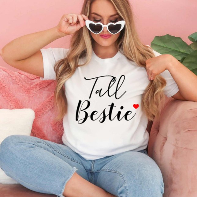 T-shirt Meilleur Ami Matching Besties Tall and Short Besti (Créateur téléchargé)