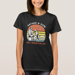 T-shirt Meilleur Ami Pour La Vie Père Et Fils Pêche Vintag