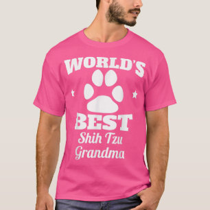 T-shirt Meilleur Amoureux des chiens de grand-mère chiite 