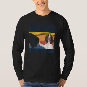T-shirt Meilleur Anglais Springer Spaniel Maman Jamais Vin