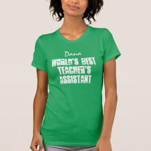 T-shirt Meilleur assistant enseignant du monde toujours pe