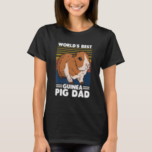 T-shirt Meilleur au monde Guinéen Cochon Papa mignon Anima