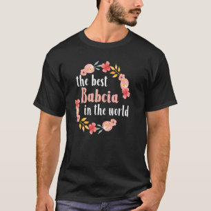 T-shirt Meilleur Babcia Polonaise Grand-mère Fête des mère