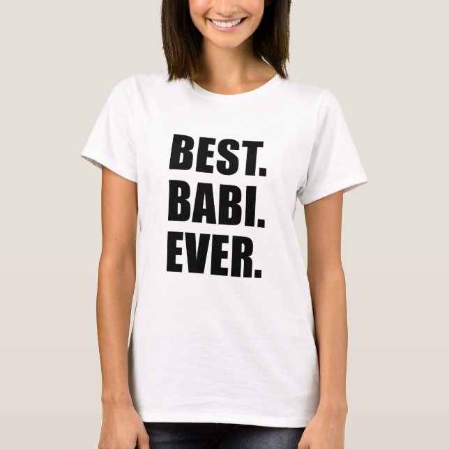T-shirt Meilleur Babi jamais (Devant)