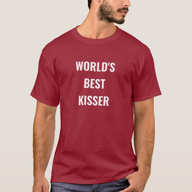 T-shirt Meilleur baiser du monde (Devant)