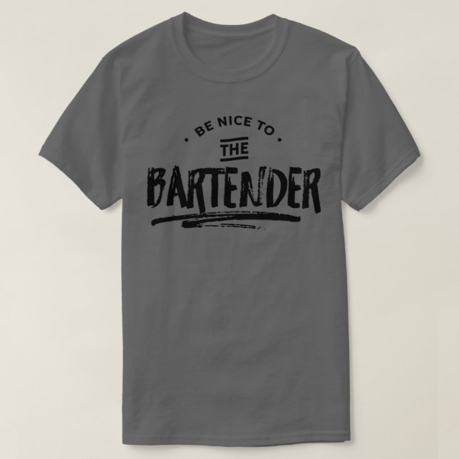 T-shirt Meilleur barman 12 (Design devant)