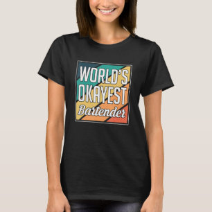 T-shirt Meilleur barman du monde (bof)