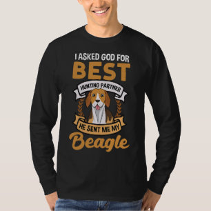 T-shirt Meilleur Beagle de chasse Conception de chien / Dr