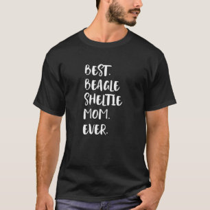 T-shirt Meilleur Beagle Sheltie Maman Jamais