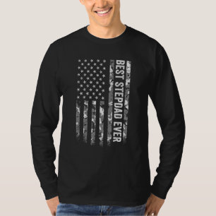 T-shirt Meilleur Beau-Père de Tous les Temps Camouflage du