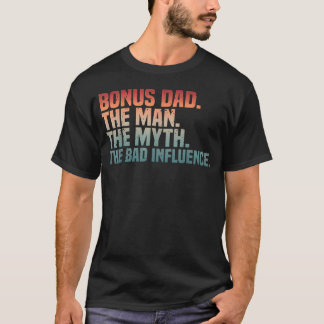 T-shirt Meilleur Beau-Père Mythe Homme Mauvaise Influence