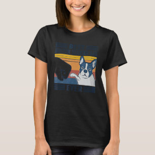 T-shirt Meilleur Boston Terrier Papa Jamais Chien Père