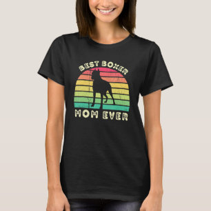 T-shirt Meilleur Boxer Maman Jamais Pour Femmes Fête Des M