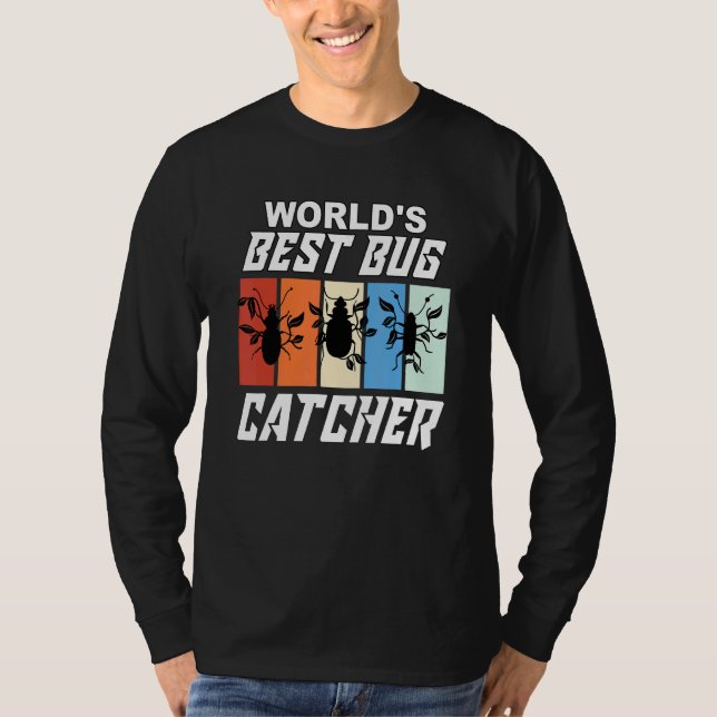 T-shirt Meilleur Bug Catcher Bug Hunter Bugs (Devant)