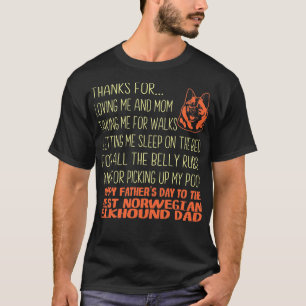 T-shirt Meilleur cadeau de Fête des pères norvégienne Elkh
