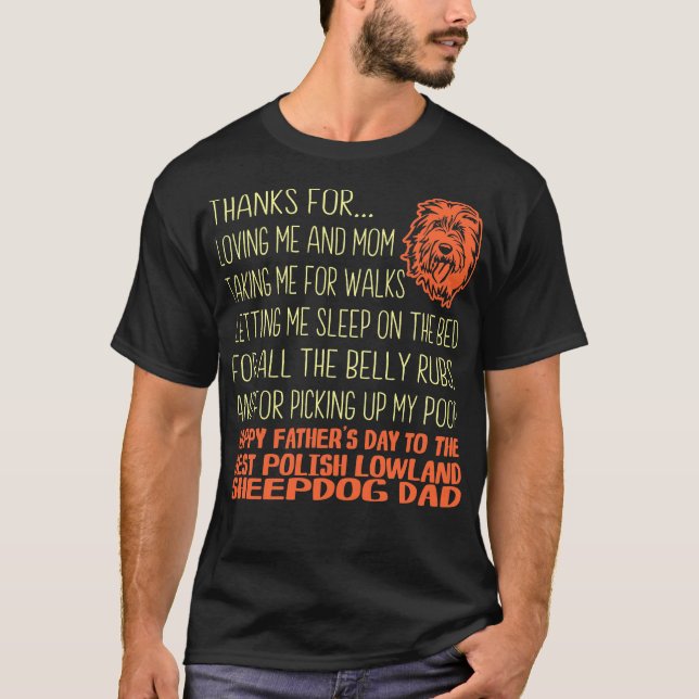 T-shirt Meilleur cadeau de Fête des pères pour chien de me (Devant)