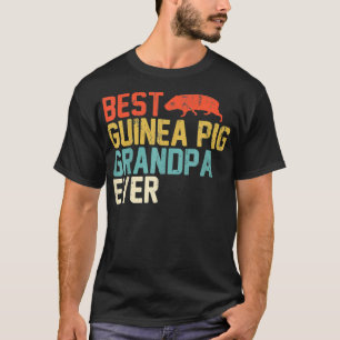T-shirt Meilleur cadeau de grand-père de porc de la GUINEA