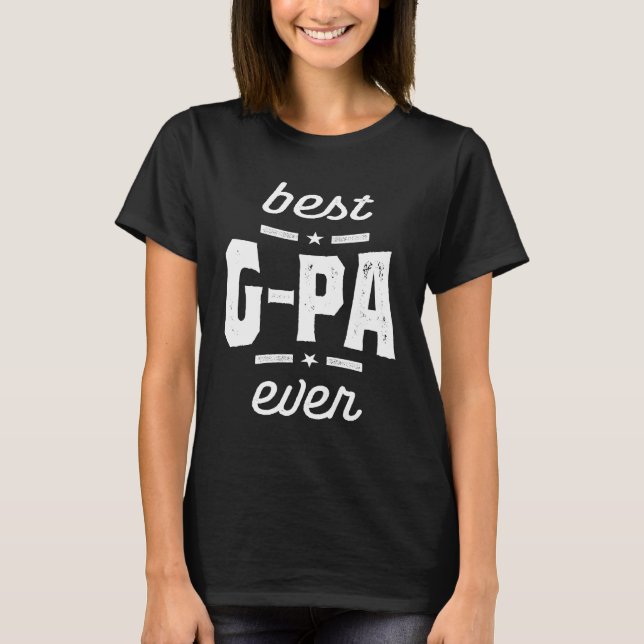 T-shirt Meilleur Cadeau G-Pa Ever Grandpa (Devant)