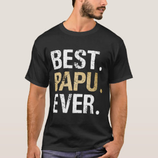 T-shirt Meilleur cadeau Papu pour grand-père de Grandgirl 