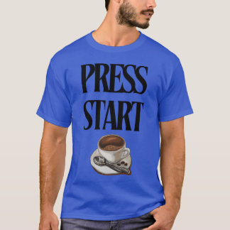 T-shirt Meilleur café Press start en vente
