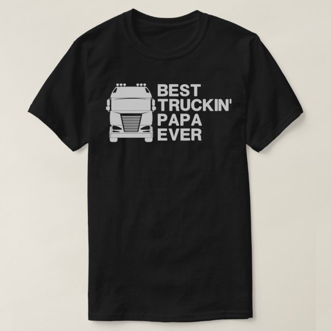T-shirt meilleur camionnette Papa ever Funny Camion Condui (Design devant)