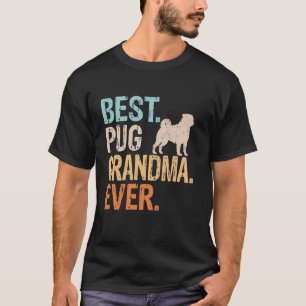 T-shirt Meilleur Carlin grand-mère jamais Amoureux des chi
