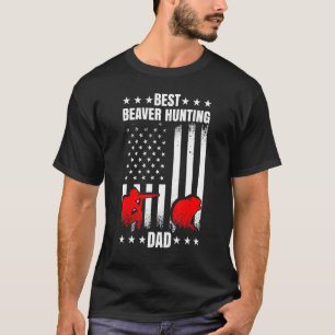 T-shirt Meilleur Castor Chasse Papa Beaver Dit