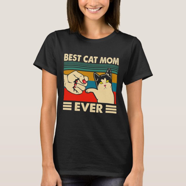 T-shirt Meilleur Cat Maman jamais (Devant)