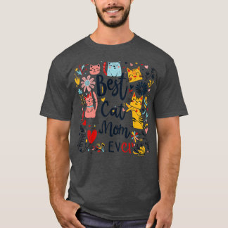T-shirt Meilleur Cat Maman jamais
