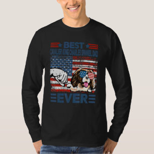 T-shirt Meilleur Cavalier Roi Charles Espagnol Papa Jamais