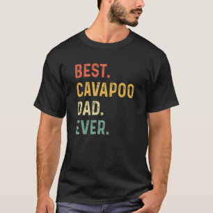 T-shirt Meilleur Cavapoo Papa Ever Chien race Fête des pèr