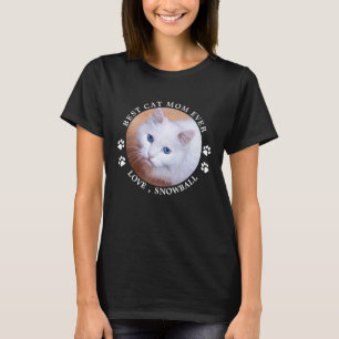 T-shirt Meilleur Chat Maman Ever Empreintes de pattes Pers