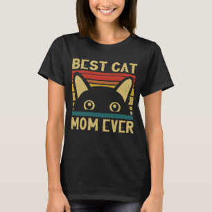 T-shirt Meilleur Chat Maman Jamais Drôle Propriétaire Chat