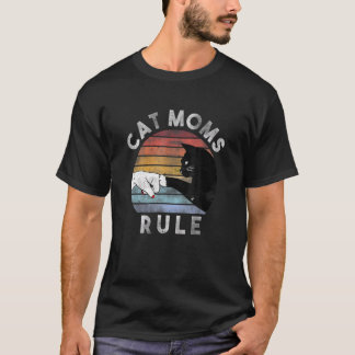 T-shirt Meilleur Chat Maman Jamais Rétro Chat Maman Chat M