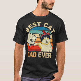 T-shirt Meilleur Chat Papa Drôle Chat Daddy Chat Père Chat