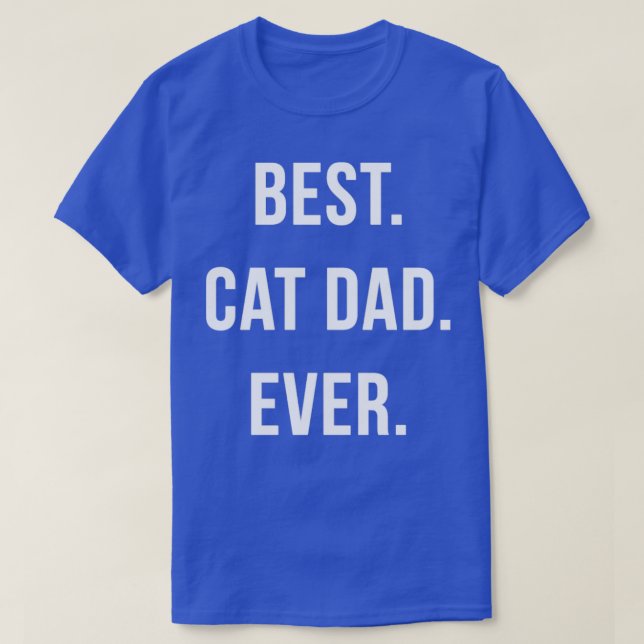 T-shirt Meilleur Chat Papa Ever10 (Design devant)