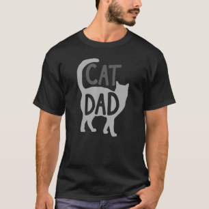 T-shirt Meilleur Chat Papa Fête des pères Hommes Kitty Dad