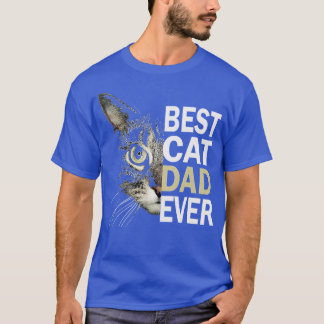 T-shirt Meilleur Chat Papa Jamais Amoureux de les chats Dr