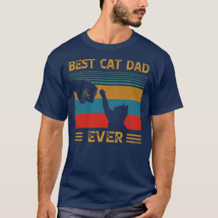 T-shirt Meilleur Chat Papa Jamais Drôle Chat Papa Père Jou