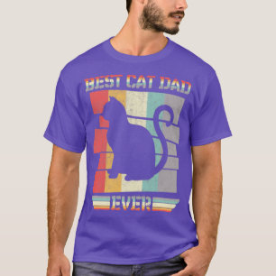 T-shirt Meilleur Chat Papa Jamais Drôle Chat Papa Père Vin