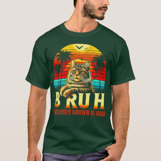 T-shirt Meilleur Chat Papa Jamais Père Fête des pères Cade