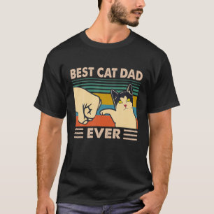 T-shirt Meilleur Chat Papa jamais Vintage