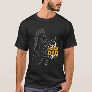 T-shirt Meilleur Cheval Papa Cheval Papa
