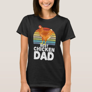T-shirt Meilleur Chicken Papa Farmer Poulet