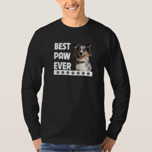 T-shirt Meilleur Chien Aussie Jamais Paw Papa Australian S